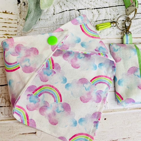 Matching Dog Bandana & Wristlet Keychain Disposable Doggy-Bag Cover (Set) - Picture 3 of 4